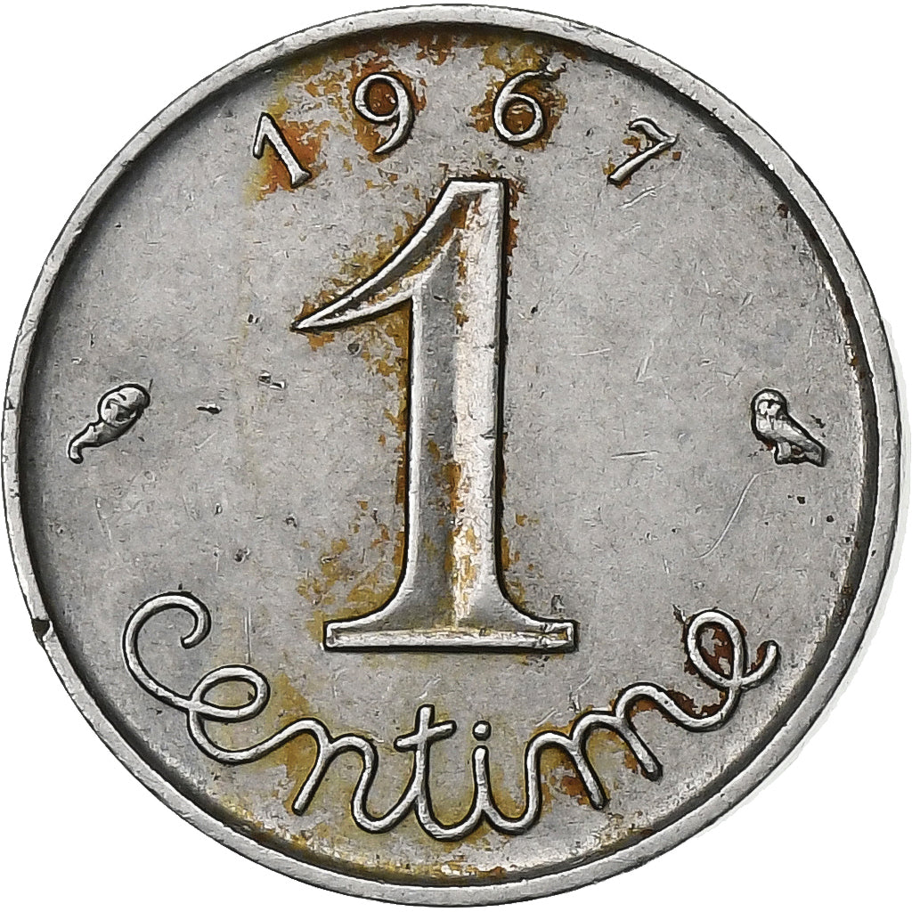 Francia, Centime, Épi, 1967, Paris, Acciaio inossidabile, BB, Gadoury:91
