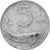 Italie, 5 Lire, 1955, Rome, Aluminium, TB, KM:92