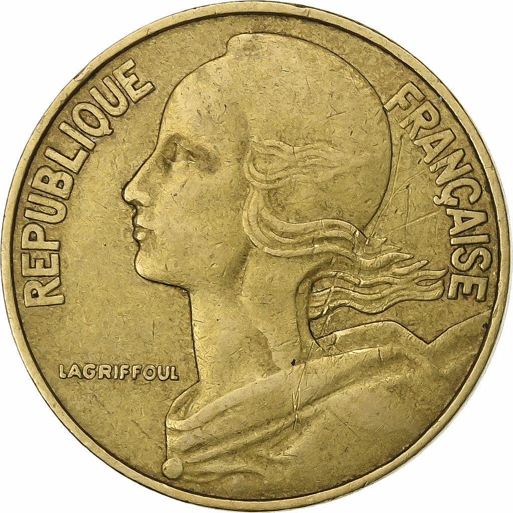 Francia, 20 Centimes, Marianne, 1981, Paris, Alluminio-bronzo, BB, Gadoury:332