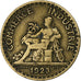 Francja, Franc, Chambre de commerce, 1923, Paris, Aluminium-Brąz, VF(30-35)