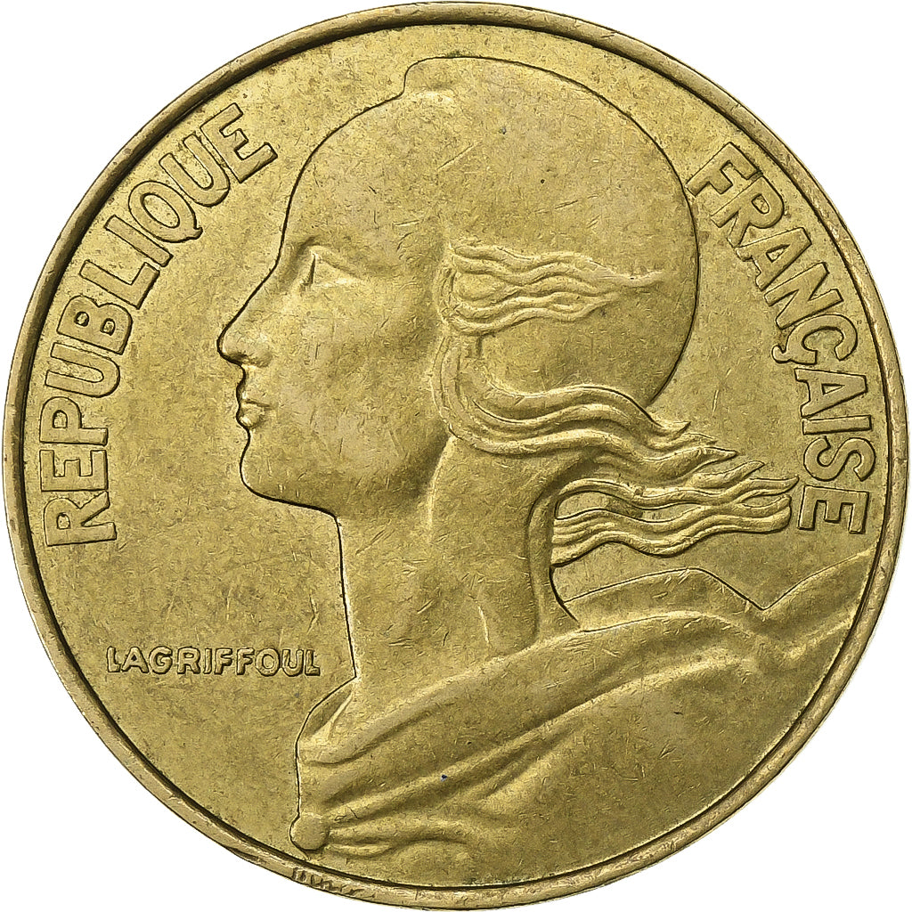 Frankrijk, 20 Centimes, Marianne, 1989, Paris, Aluminum-Bronze, ZF+