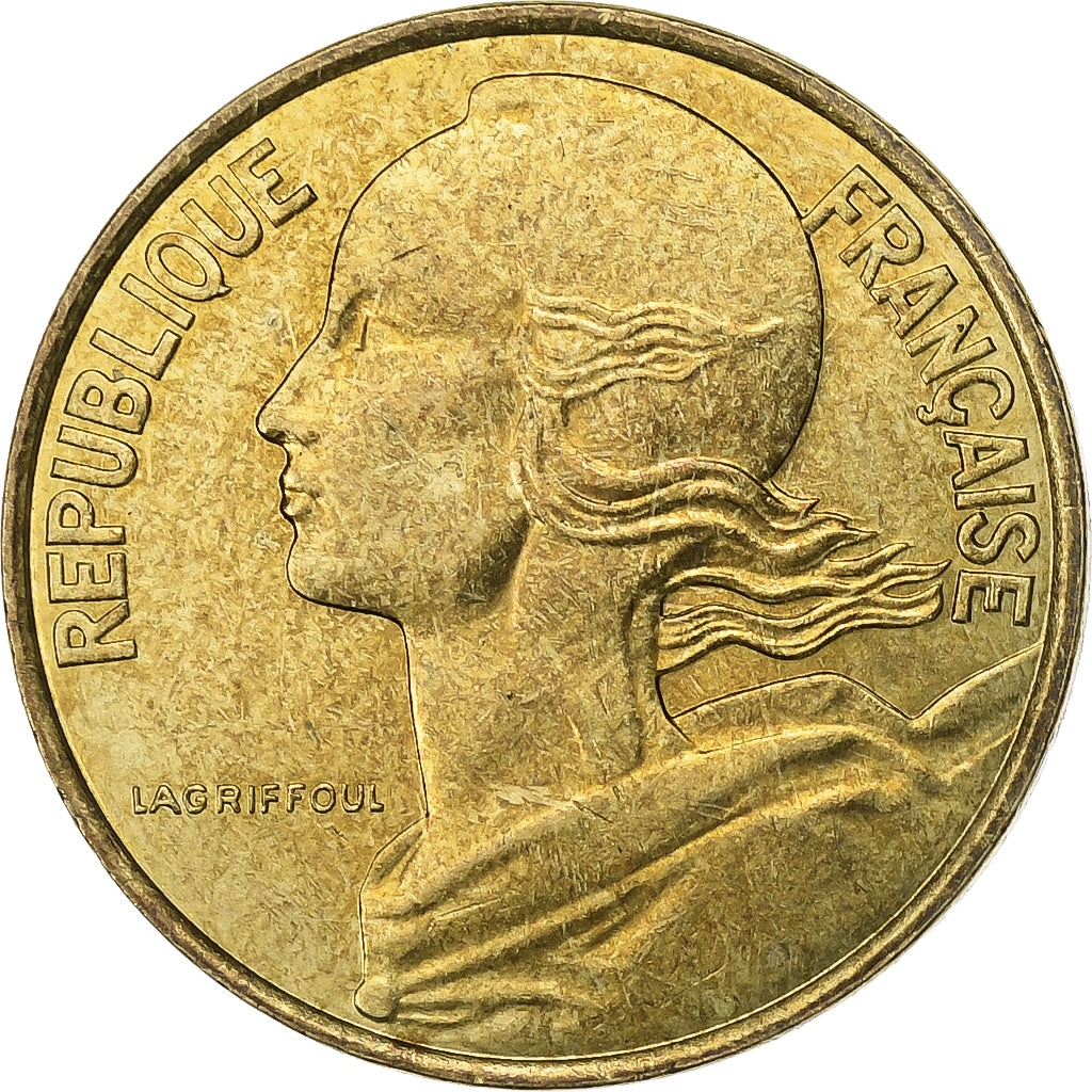 France, 10 Centimes, Marianne, 1997, Paris, Aluminum-Bronze, EF(40-45)