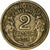 Frankrijk, 2 Francs, Morlon, 1938, Paris, Aluminum-Bronze, ZF, Gadoury:535