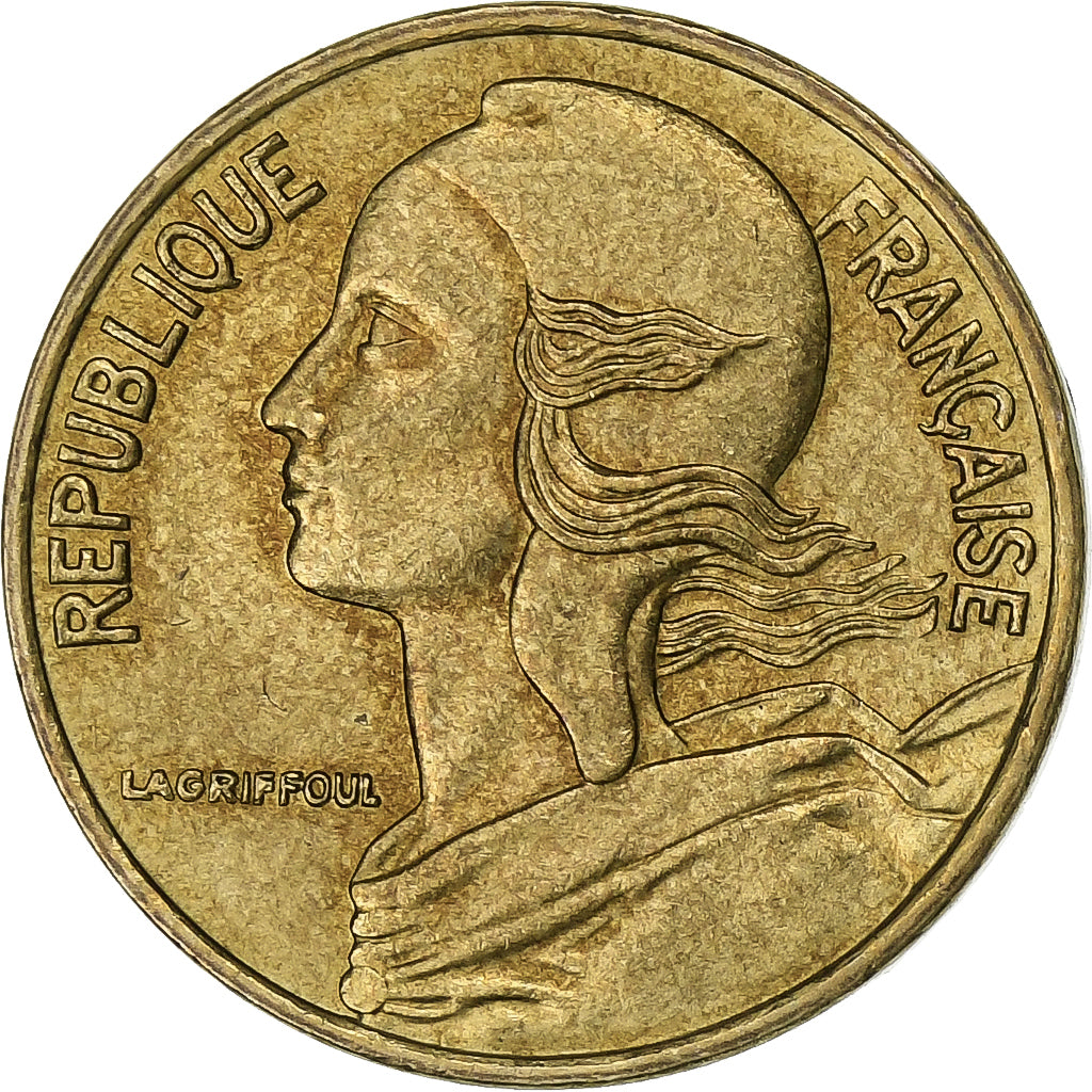 Francja, 5 Centimes, Marianne, 1998, Paris, Aluminium-Brąz, EF(40-45)