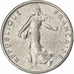 Francja, 1/2 Franc, Semeuse, 1973, Paris, Nikiel, EF(40-45), Gadoury:429