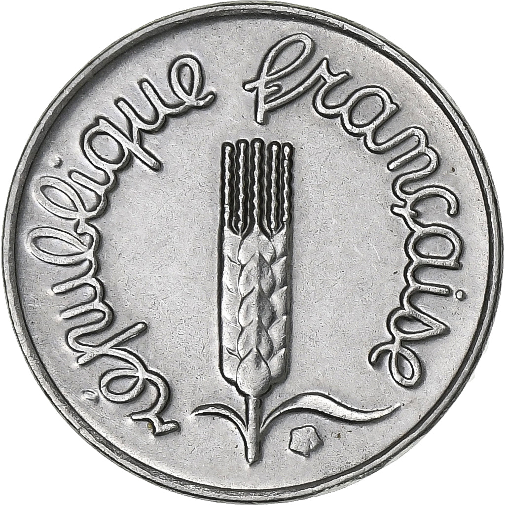 França, Centime, Épi, 1969, Paris, Aço Inoxidável, MS(60-62), Gadoury:91