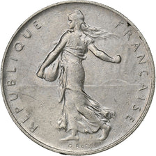 Francja, Franc, Semeuse, 1966, Paris, Nikiel, AU(50-53), Gadoury:474, KM:925.1
