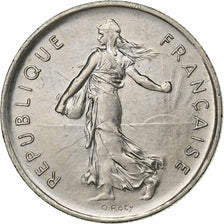 Francia, 5 Francs, Semeuse, 1972, Paris, Níquel recubierto de cobre - níquel