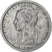 Madagascar, 2 Francs, 1948, Paris, Aluminum, AU(50-53), KM:4