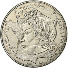 Francia, 10 Francs, Jimenez, 1986, Paris, Nichel, MB+, KM:959