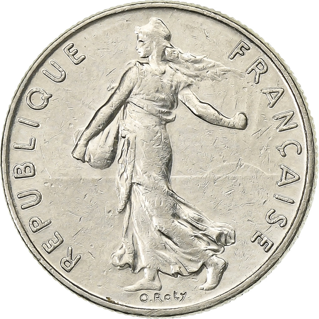 France, 1/2 Franc, Semeuse, 1994, Paris, Nickel, EF(40-45), Gadoury:429