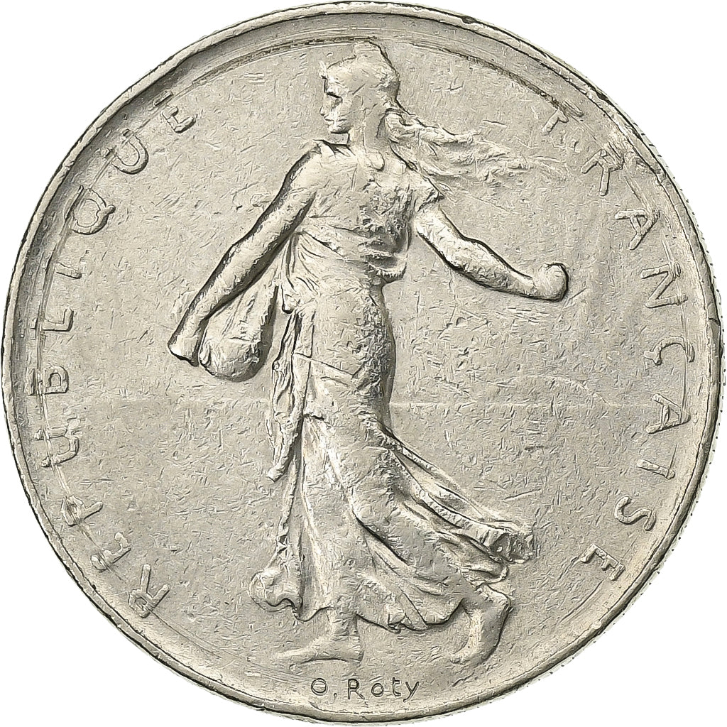 France, Franc, Semeuse, 1974, Paris, Nickel, TTB, KM:925.1