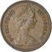 Groot Bretagne, Elizabeth II, 1/2 New Penny, 1971, British Royal Mint, Bronzen
