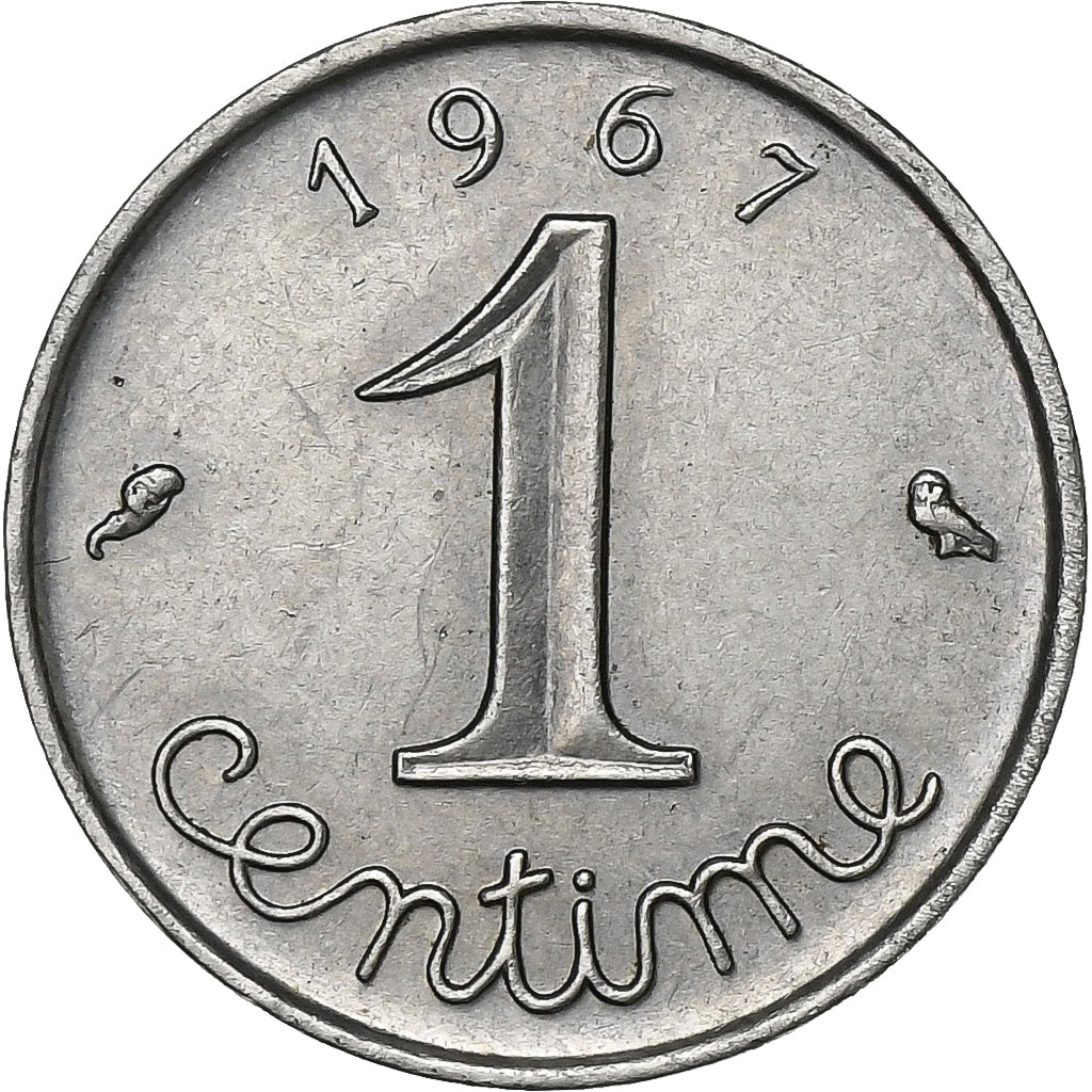 Francia, Centime, Épi, 1967, Paris, Acciaio inossidabile, SPL-, Gadoury:91