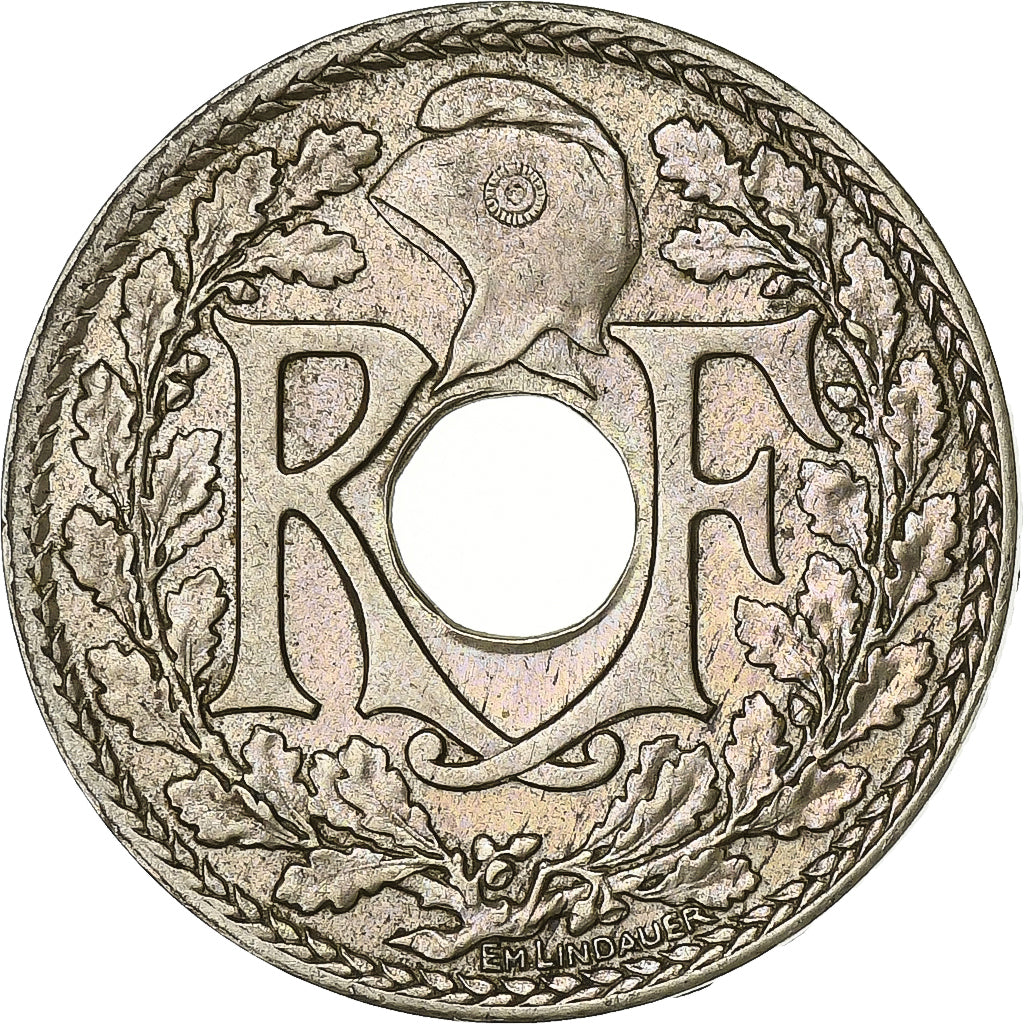 Frankreich, 10 Centimes, Lindauer, 1939, Nickel-Bronze, SS+, Gadoury:287