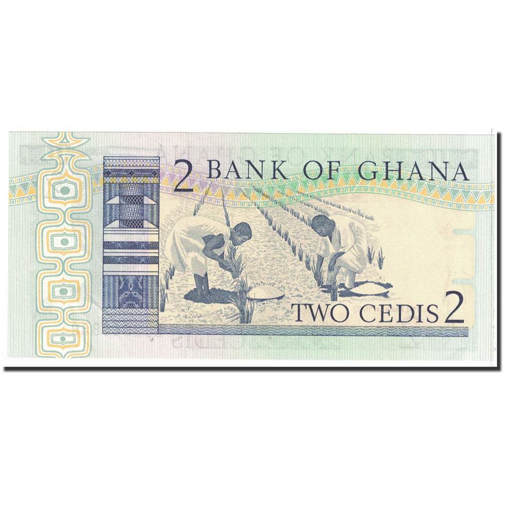 Billet, Ghana, 2 Cedis, 1982, 1982-03-06, KM:18d, NEUF