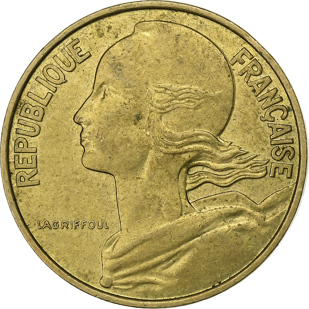 Francia, 10 Centimes, Marianne, 1993, Paris, Alluminio-bronzo, BB+, Gadoury:293