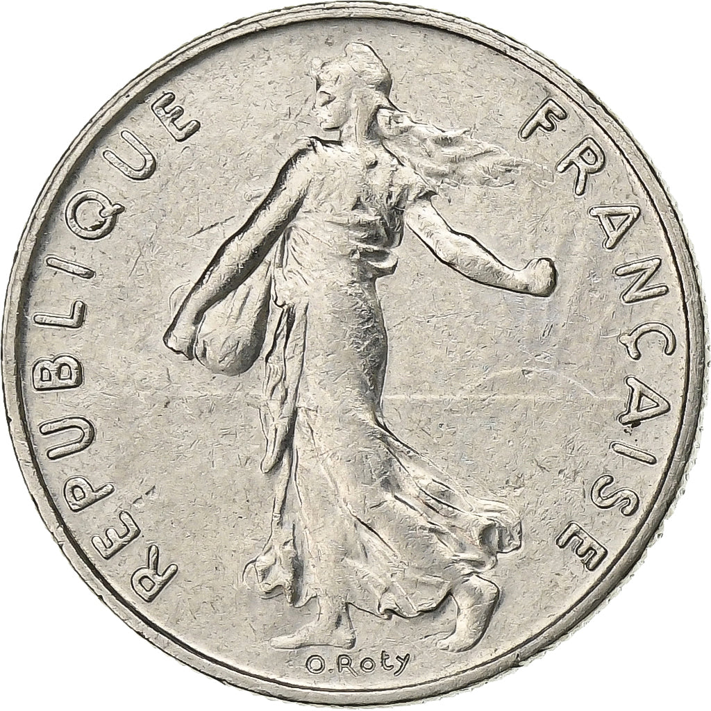 France, 1/2 Franc, Semeuse, 1997, Paris, Nickel, TTB, Gadoury:429, KM:931.1