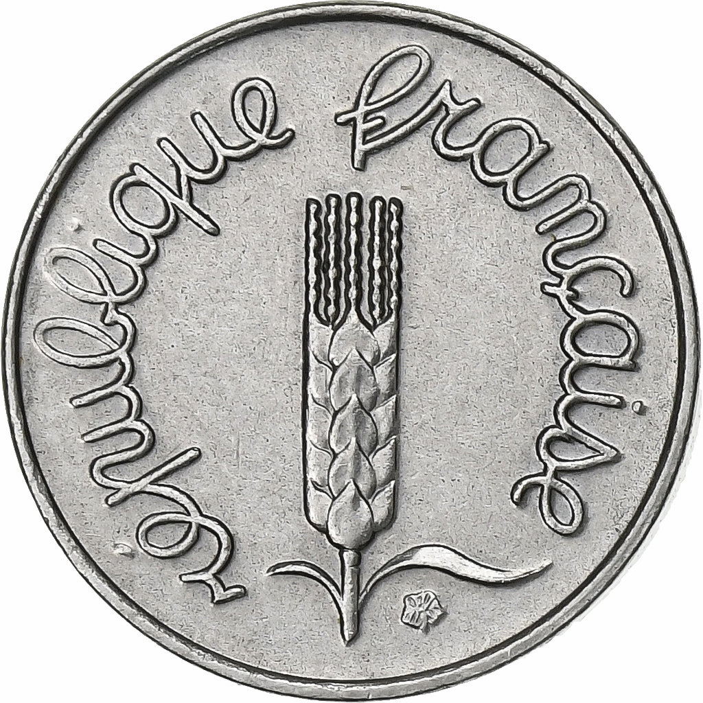 França, Centime, Épi, 1969, Paris, Aço Inoxidável, AU(50-53), Gadoury:91