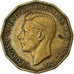 Wielka Brytania, George VI, 3 Pence, 1943, Mosiądz niklowy, EF(40-45), KM:849