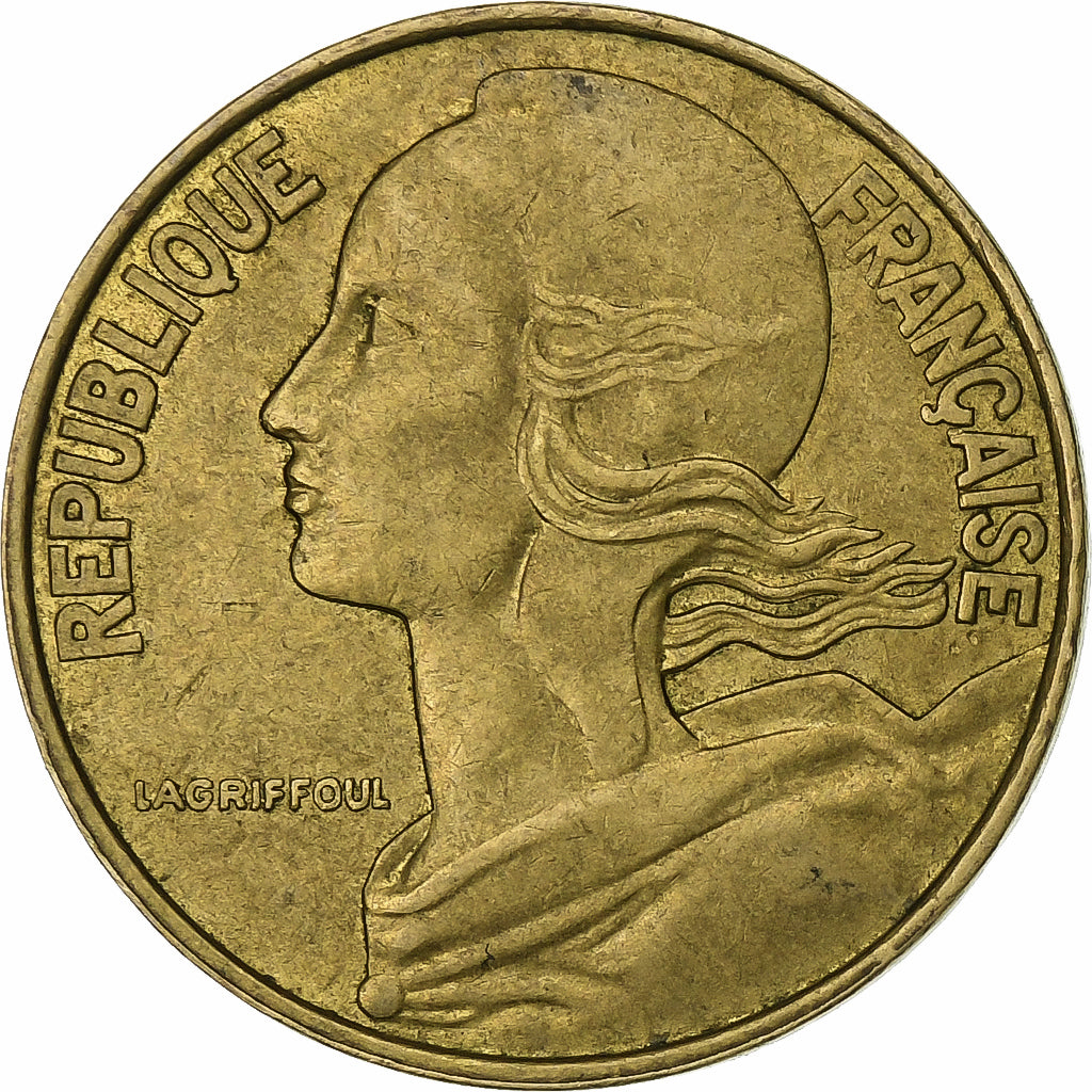 Francia, 20 Centimes, Marianne, 1978, Paris, Alluminio-bronzo, BB, Gadoury:332