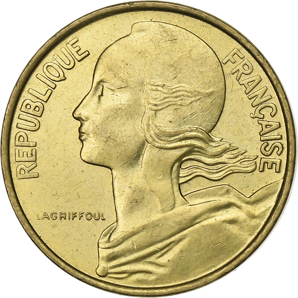Francia, 10 Centimes, Marianne, 1967, Paris, Aluminio - bronce, EBC