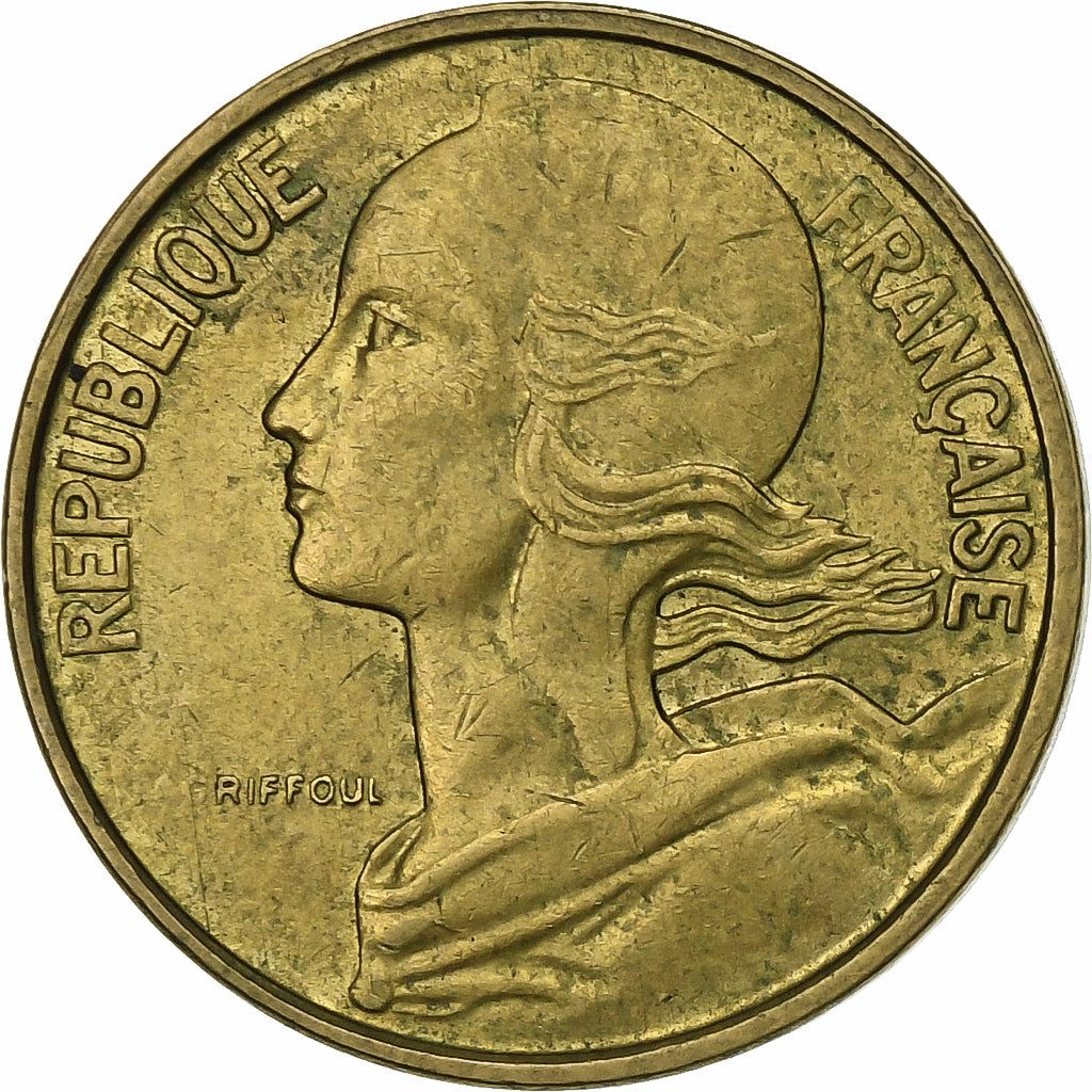 France, 10 Centimes, Marianne, 1968, Paris, Bronze-Aluminium, TTB, KM:929