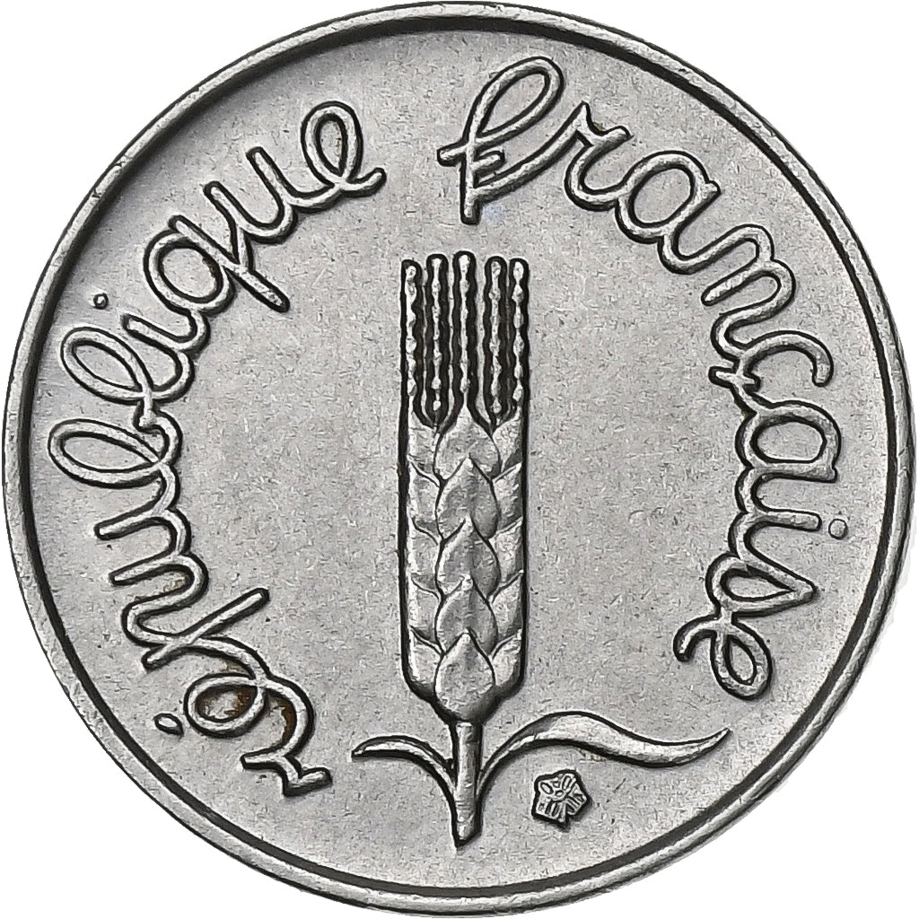 Frankrijk, Centime, Épi, 1968, Paris, Stainless Steel, PR, KM:928