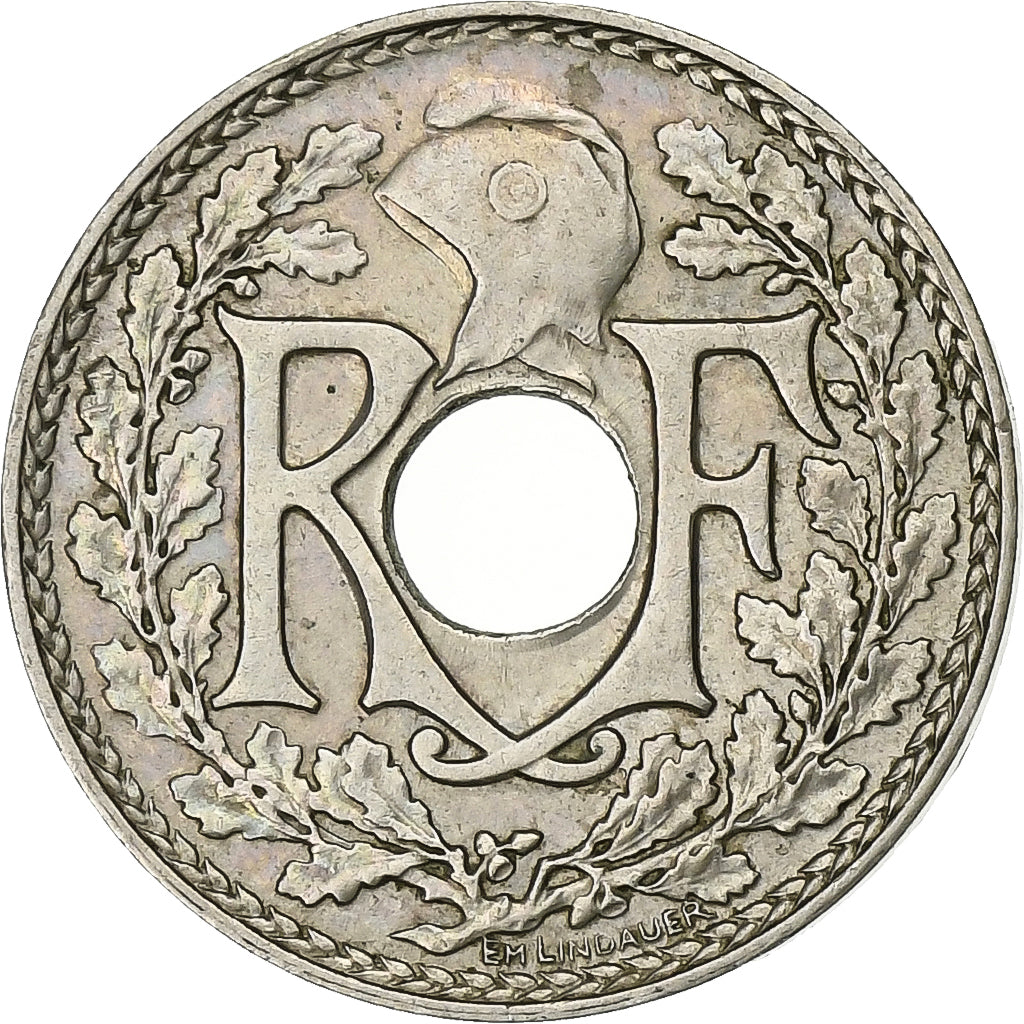 France, 5 Centimes, Lindauer, 1938, Copper-nickel, AU(55-58), Le Franc:F.122