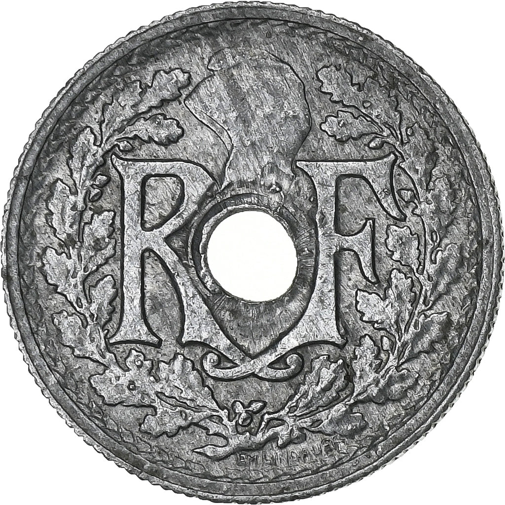 Francja, 10 Centimes, Lindauer, 1946, Beaumont - Le Roger, Cynk, VF(20-25)