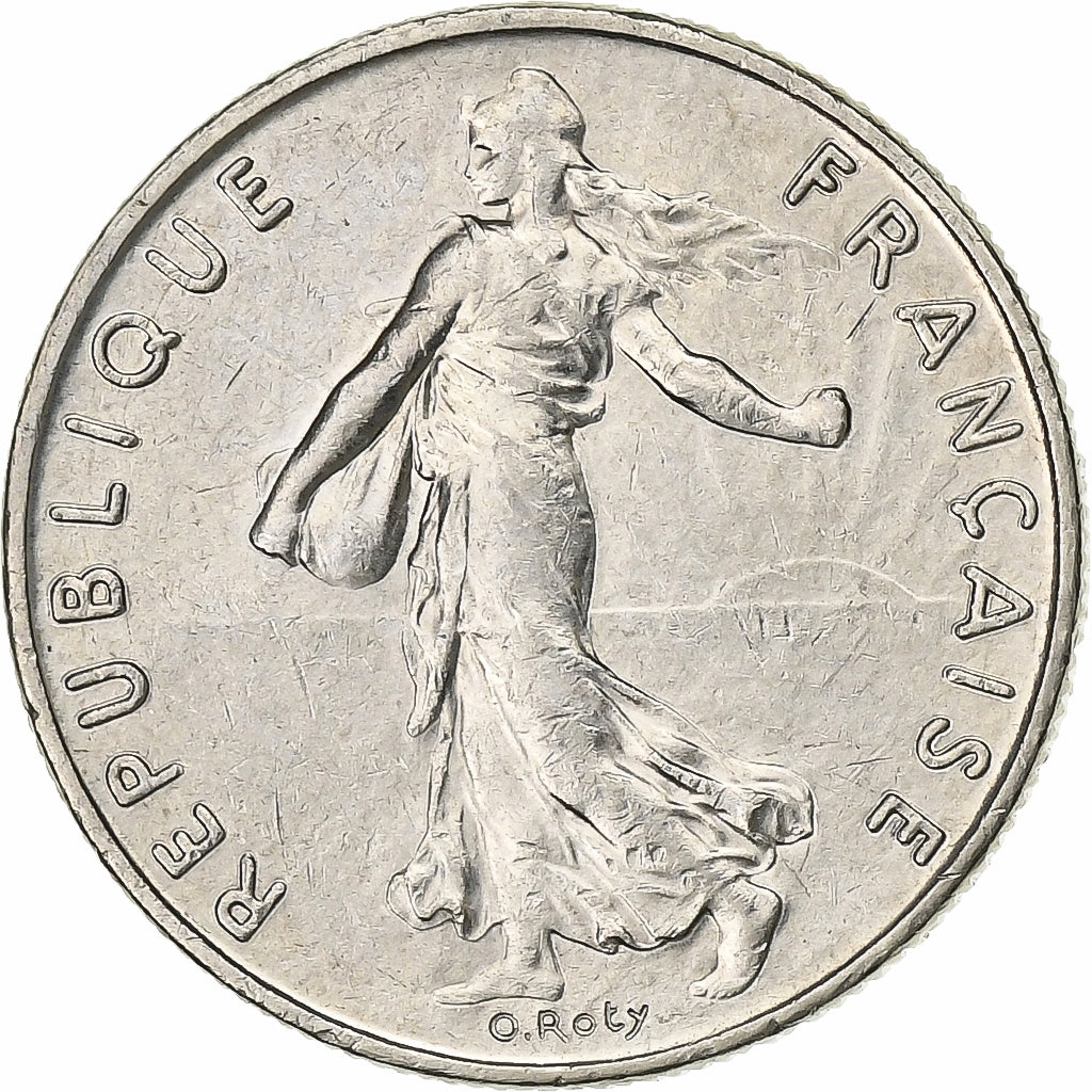 France, 1/2 Franc, Semeuse, 1995, Paris, Nickel, AU(50-53), Gadoury:429