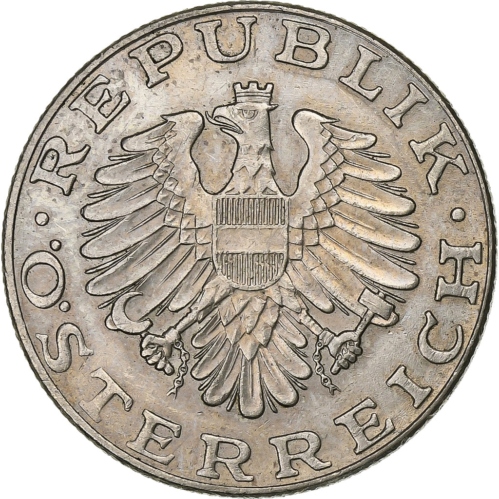 Austria, 10 Schilling, 1983, Cobre - níquel chapado en níquel, MBC+, KM:2918