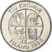 Islandia, 10 Kronur, 1996, Níquel chapado en acero, EBC, KM:29.1a