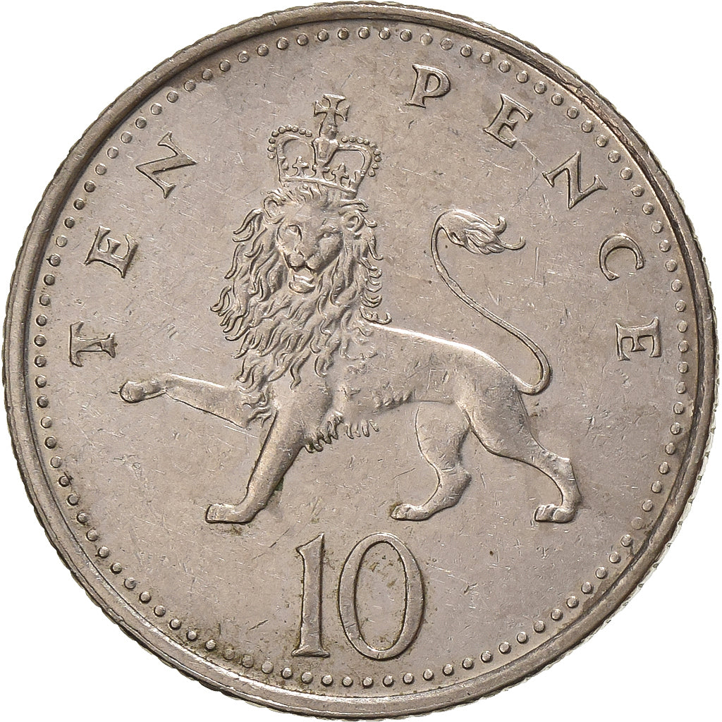 Great Britain, Elizabeth II, 10 Pence, 1995, British Royal Mint, Copper-nickel