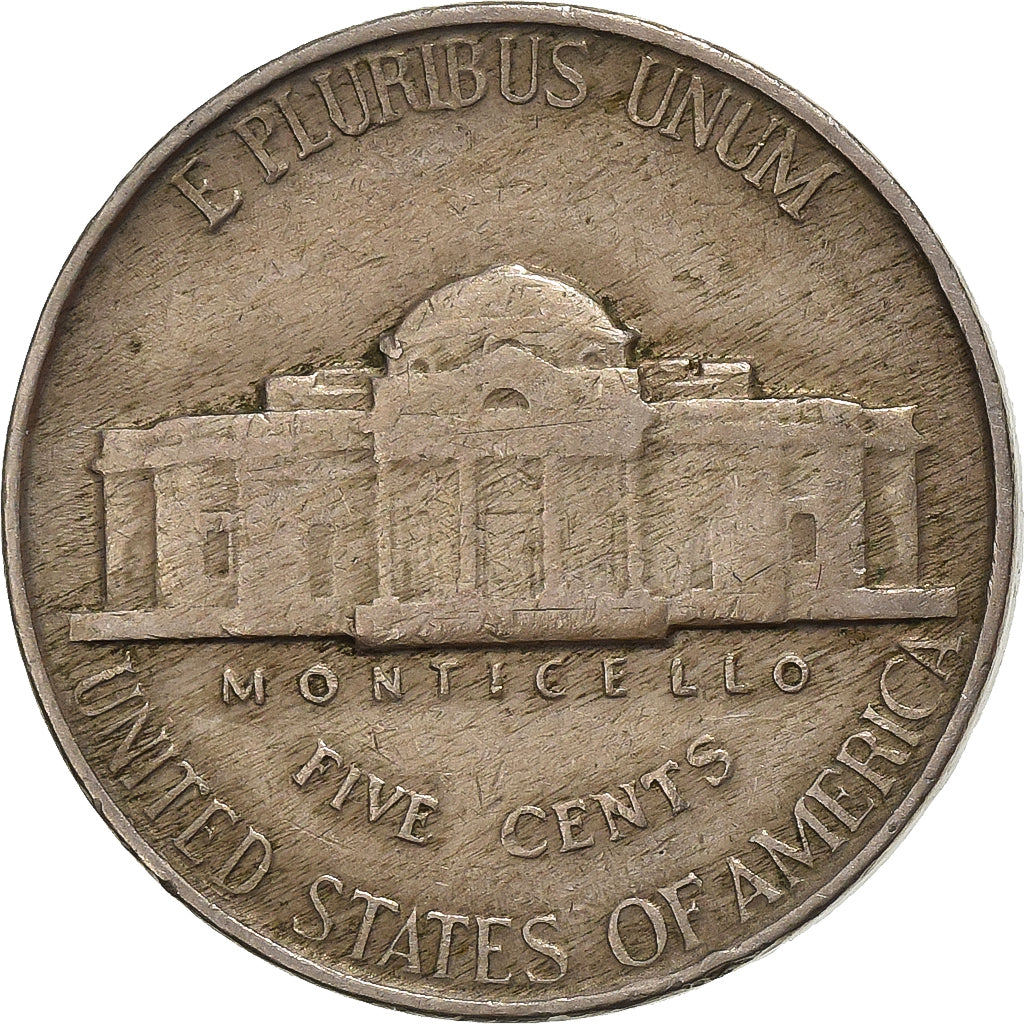 Verenigde Staten, 5 Cents, Jefferson Nickel, 1941, U.S. Mint, Cupro-nikkel, FR+