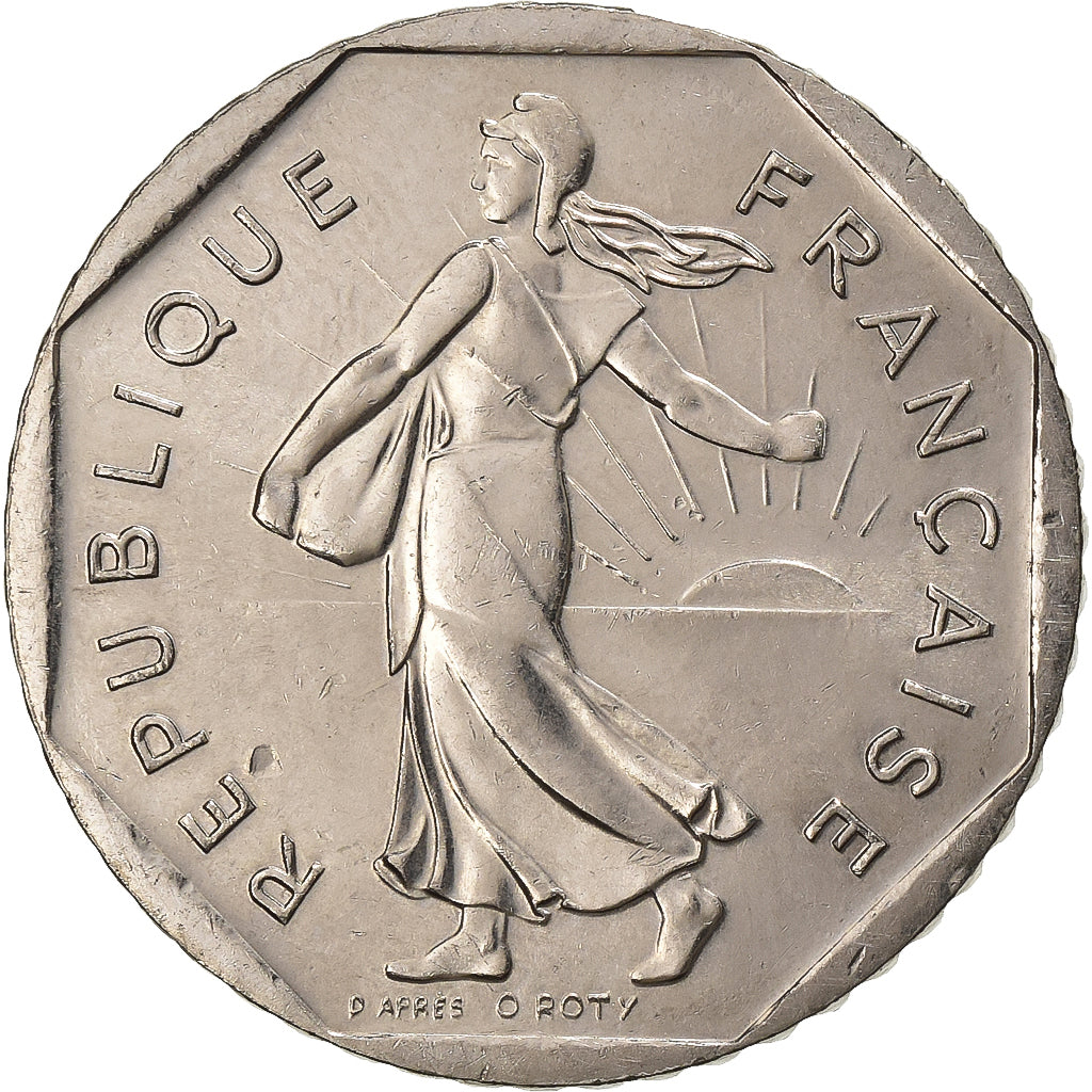 Francia, 2 Francs, Semeuse, 2000, Saint Petersburg, Nichel, SPL-, Gadoury:547