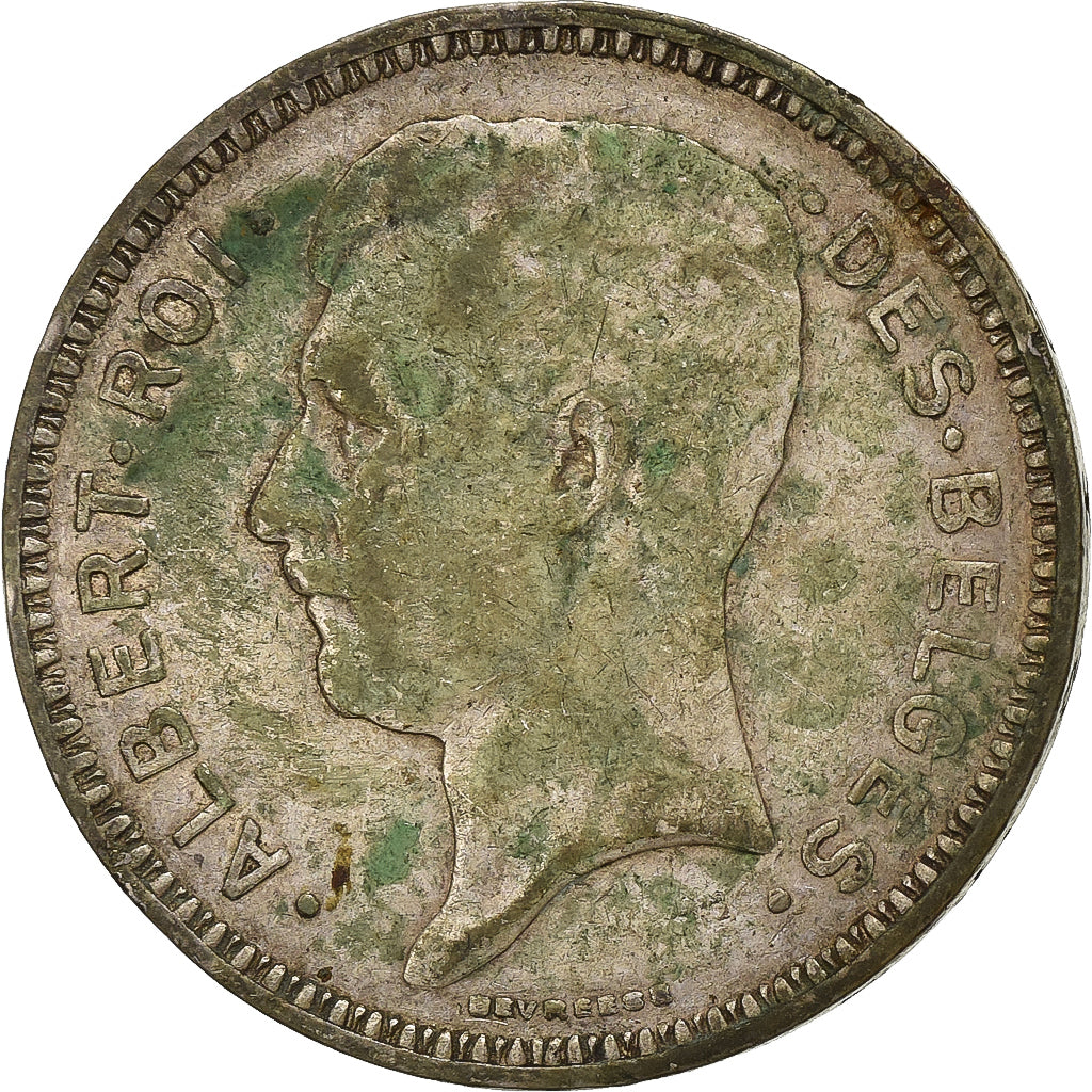 Belgium, 20 Francs, 20 Frank, 1933, Brussels, Silver, VF(20-25), KM:104.1