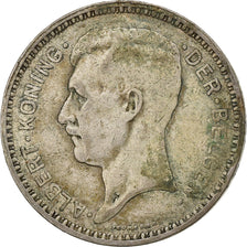 Belgium, 20 Francs, 20 Frank, 1934, Silver, VF(20-25), KM:103.1