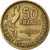 France, 50 Francs, Guiraud, 1954, Beaumont - Le Roger, Aluminum-Bronze