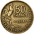 França, 50 Francs, Guiraud, 1951, Paris, Alumínio-Bronze, VF(20-25), Le
