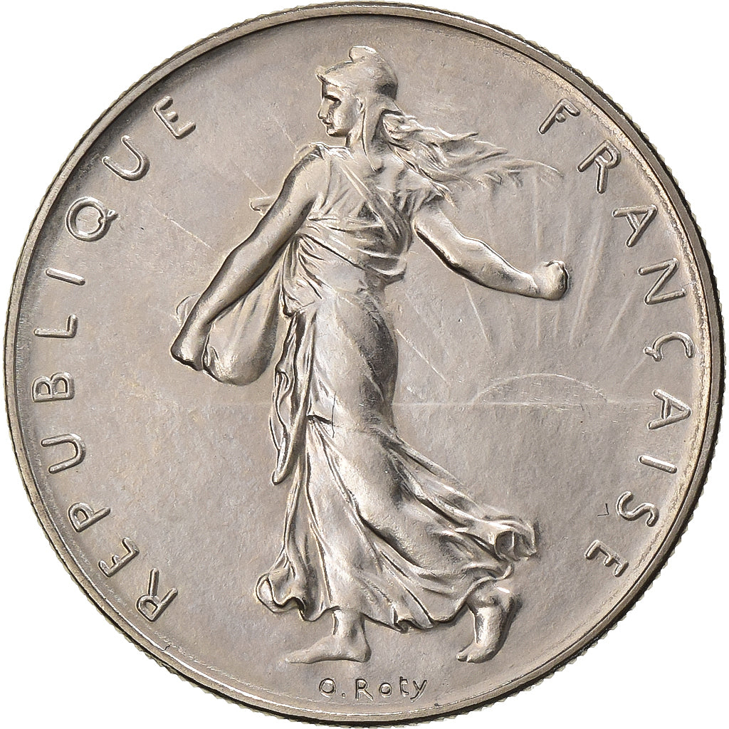 Francia, Franc, Semeuse, 1981, Paris, Níquel, EBC+, KM:925.1