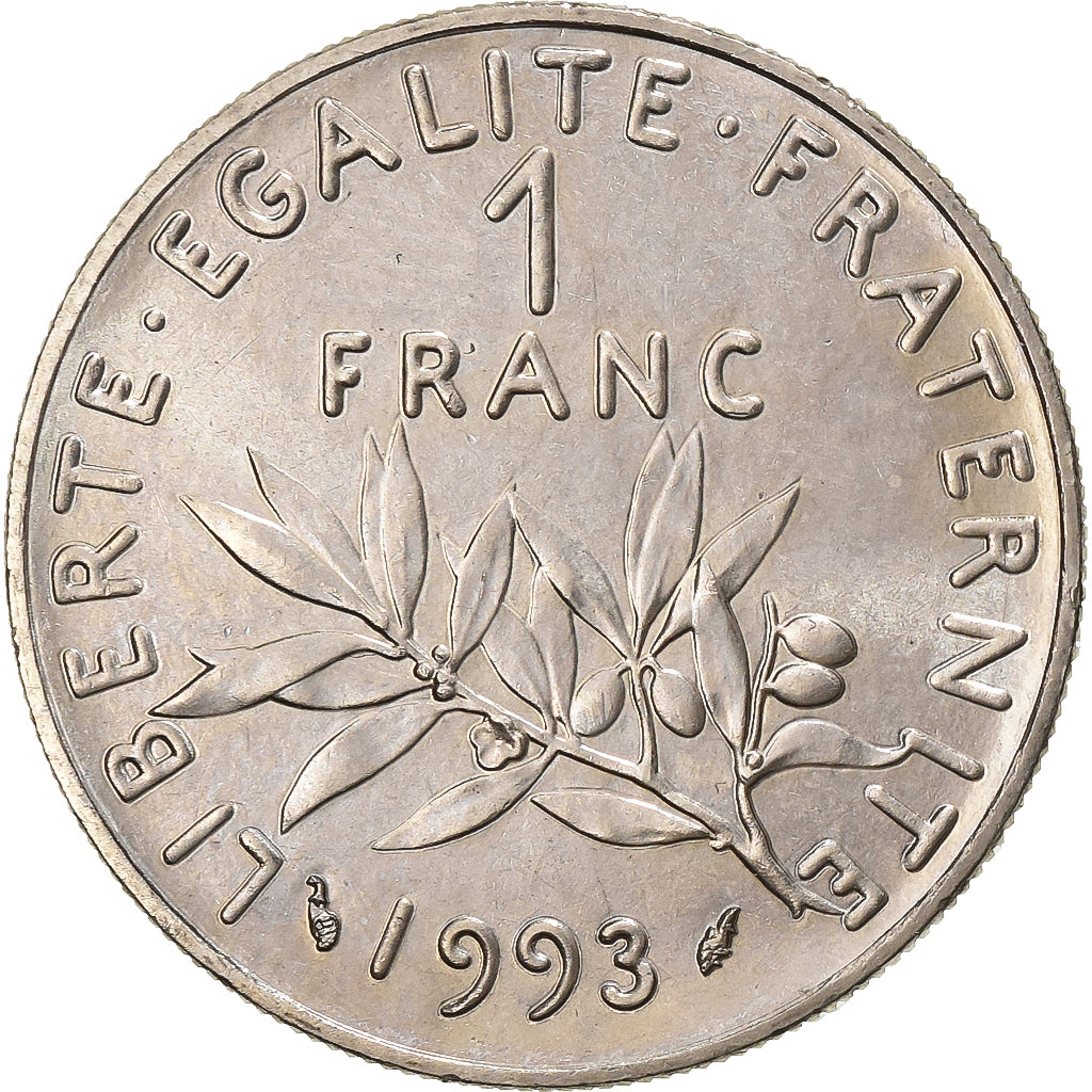 France, Franc, Semeuse, 1993, Paris, Nickel, SUP+, KM:925.1