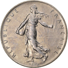 Francja, Franc, Semeuse, 1982, Paris, Nikiel, EF(40-45), Gadoury:474, KM:925.1