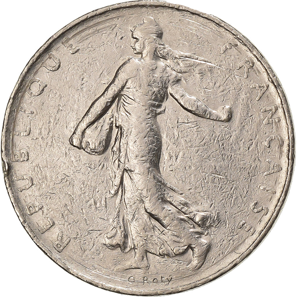 Frankreich, Franc, Semeuse, 1977, Paris, Nickel, S+, Gadoury:474, KM:925.1