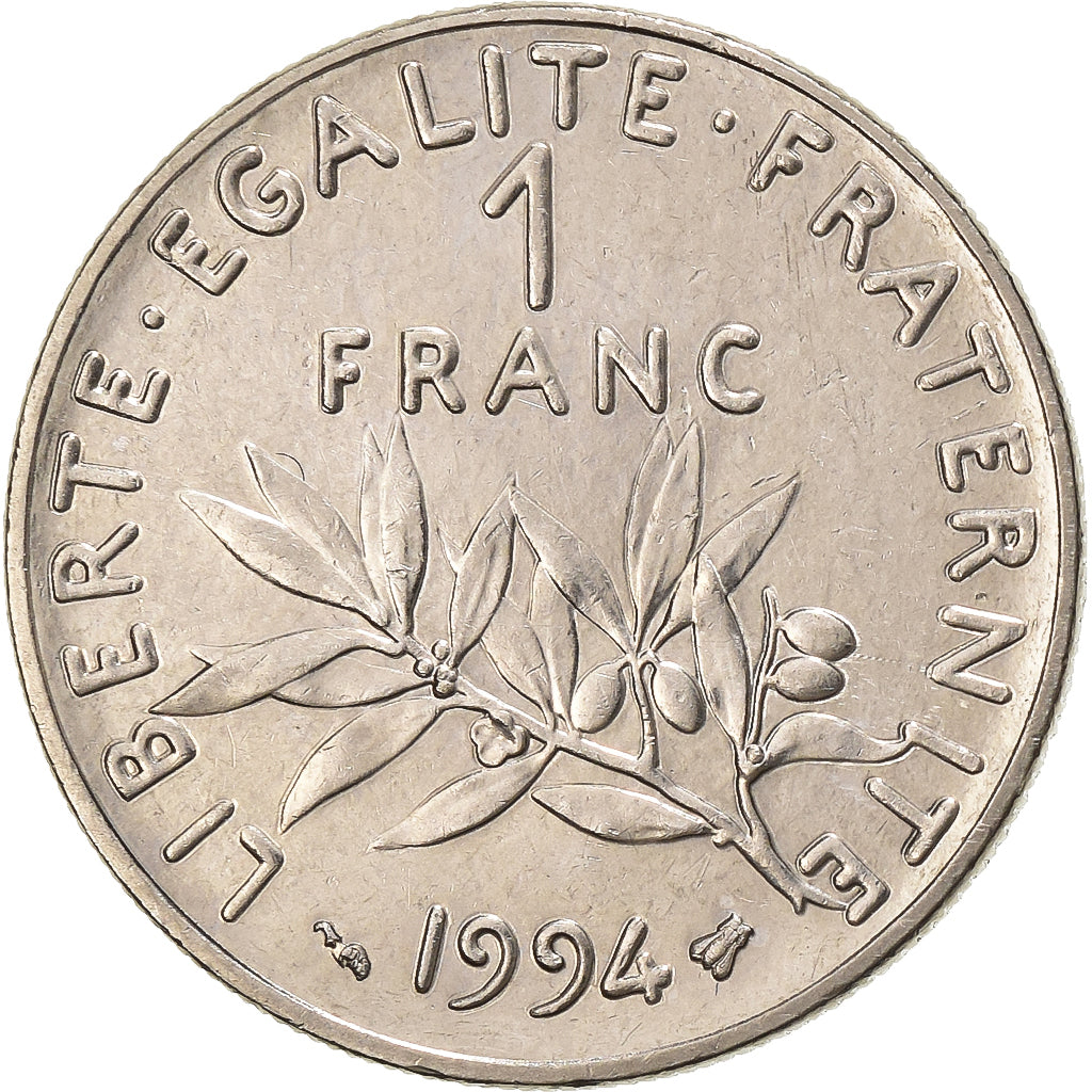 France, Franc, Semeuse, 1994, Paris, Nickel, TTB+, KM:925.1