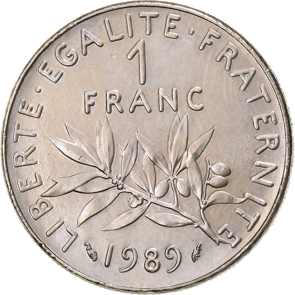 Frankreich, Franc, Semeuse, 1989, Paris, Nickel, VZ+, Gadoury:474, KM:925.1