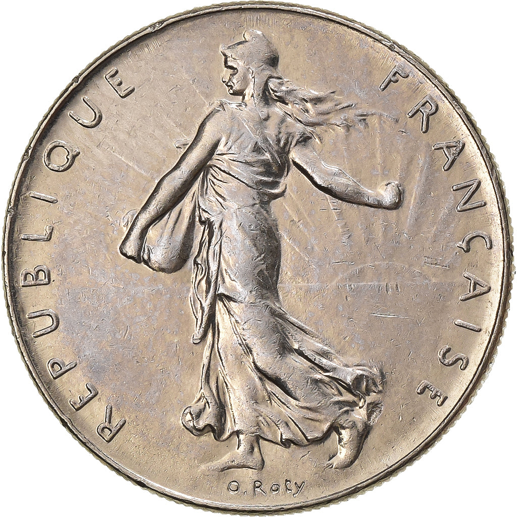 Francia, Franc, Semeuse, 1985, Paris, Níquel, MBC, Gadoury:474, KM:925.1