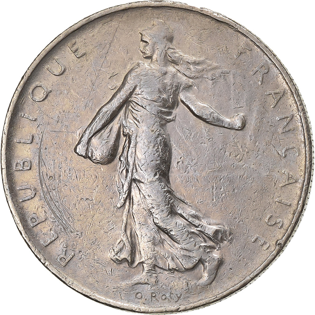 France, Franc, Semeuse, 1967, Paris, Nickel, TB+, Gadoury:474, KM:925.1
