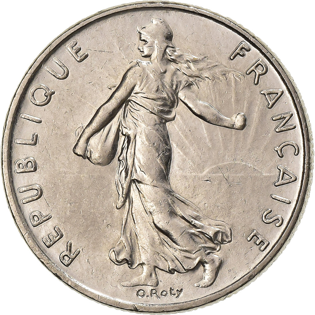 Francia, 1/2 Franc, Semeuse, 1992, Paris, Níquel, EBC, Gadoury:429, KM:931.1