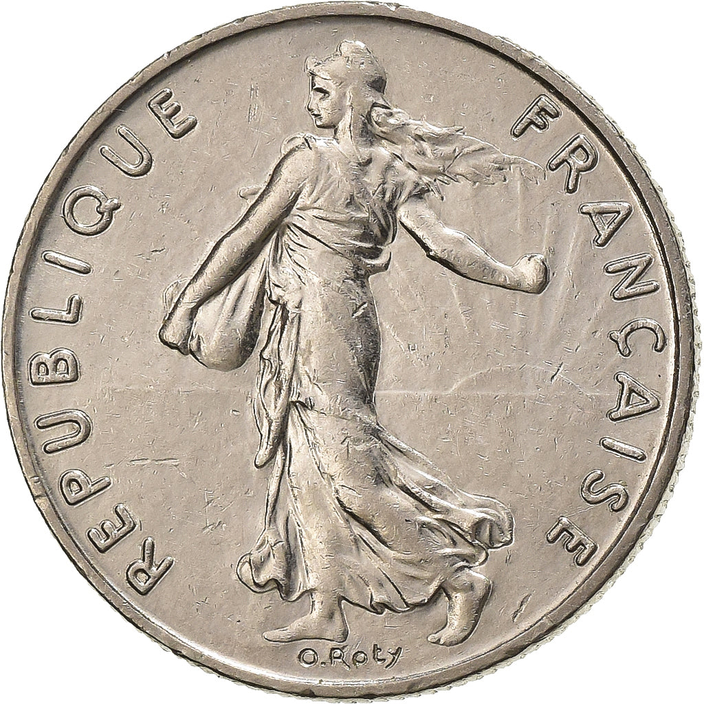 France, 1/2 Franc, Semeuse, 2000, Paris, Nickel, AU(50-53), Gadoury:429